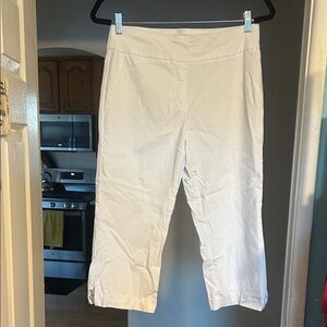 White Capri Pants